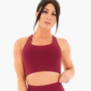 RYDERWEAR -- NKD Sports Bra - Berry Red - M